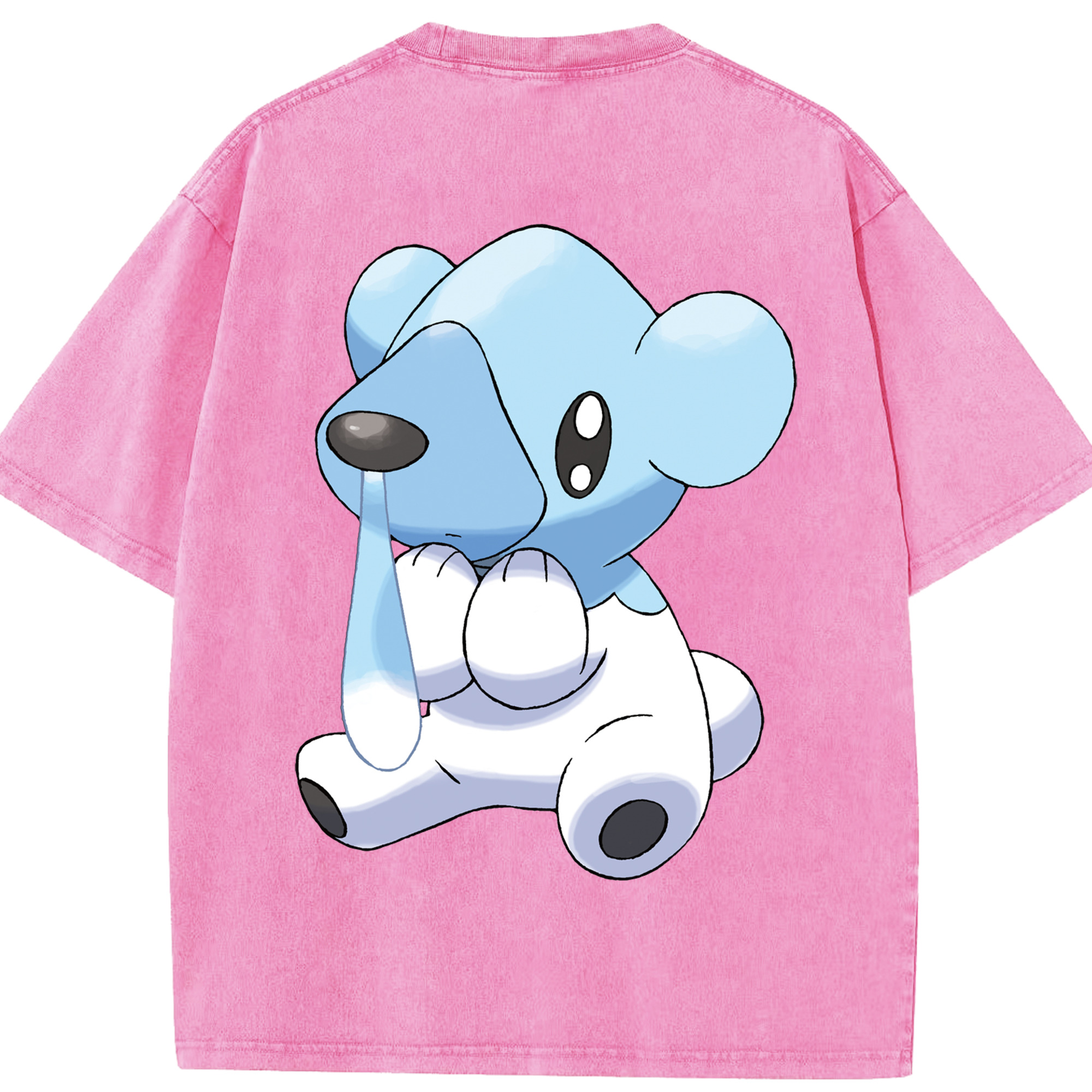 （画像用） ポケットモンスター Pokémon 綿100% ヴィンテージ風 半袖Tシャツ（背面プリント）